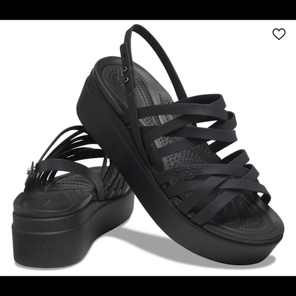 Women's Crocs Brooklyn Strappy Low Wedge